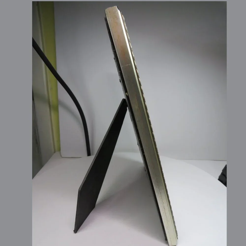 Warm Silver brushed brown picture frame traditional/industrial